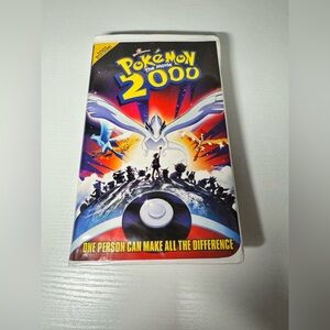 Pokémon the Movie 2000 VHS 2000 Clamshell - Pikachu’s Rescue Adventure Mini Film